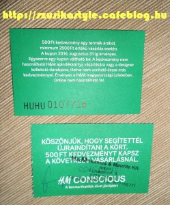 H&M kuponok
